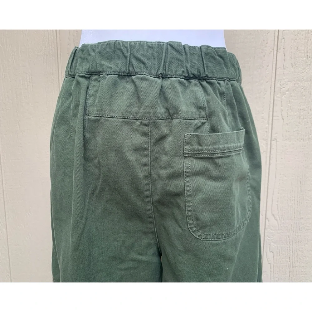 Free People After Love Cuff Pants Green Medium